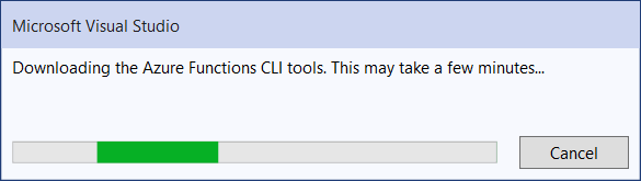 解决Visual Studio 2019本地不能运行Azure Functions