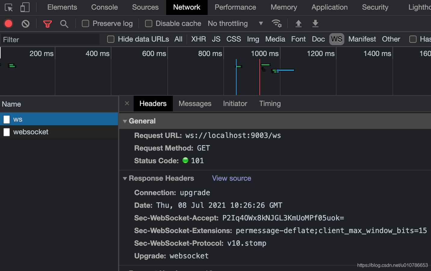Springboot Websocket Stomp 消息订阅推送