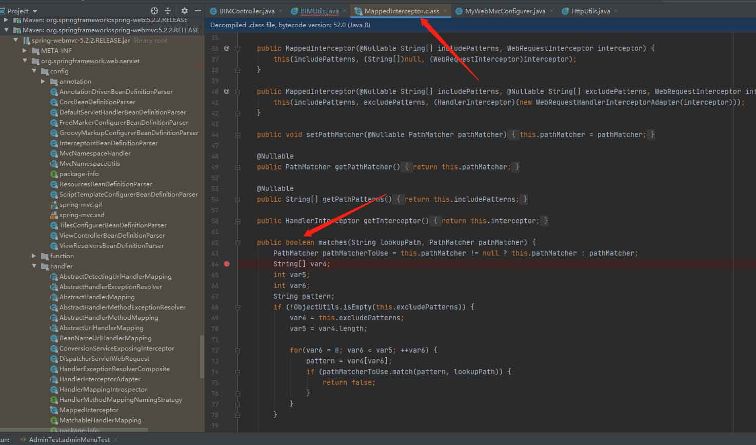springboot Interceptor拦截器excludePathPatterns忽略失效