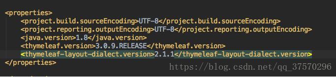 浅谈spring boot使用thymeleaf版本的问题