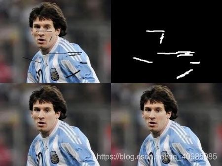 OpenCV图像修复cv2.inpaint()的使用