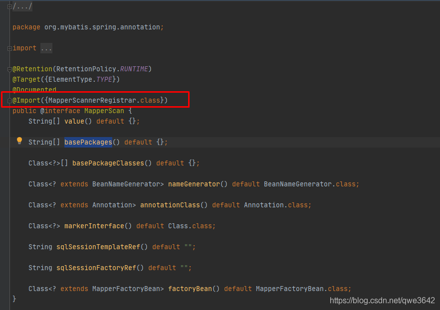 Mybatis通过Spring完成代理类注入的流程分析