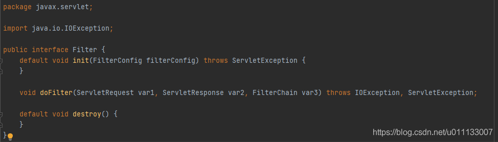 Java过滤器Filter详解