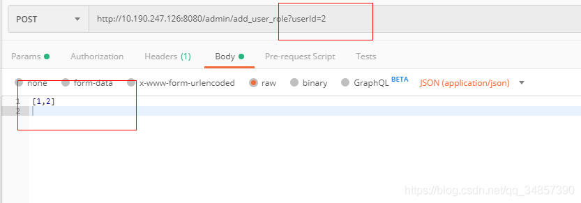 关于postman传参的几种格式 list,map 等