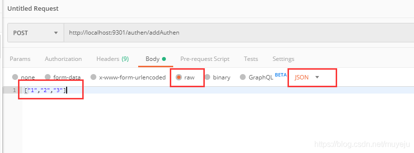 Postman实现传List<String>集合
