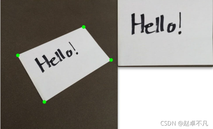 Python图像处理之透视变换的实战应用